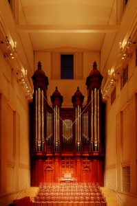 C.B. Fisk, Opus 109 organ, Edythe Bates Old Organ, Shepherd School of Music.