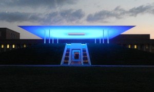 Turrell Skypace at Rice University, venue of the premiere of Nebula.